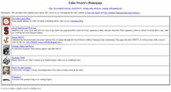Desktop Screenshot of lukeswartz.com